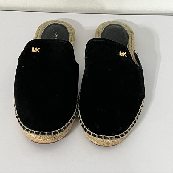 Michael Kors Shoes - Michael Kors Black Suede Slip on Espadrille